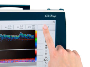 EZ-Dop mit hochauflösendem Touch-Display. EZ-Dop with high resolution touchscreen.